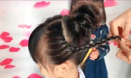 儿童盘发方法短发怎么扎头发简单好看？
